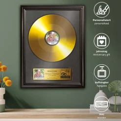 Schallplatte - personalisiert zur Goldenen Hochzeit