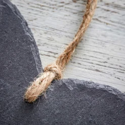 Schieferherz mit Gravur - Beileidsbekundung mit Personalisierung