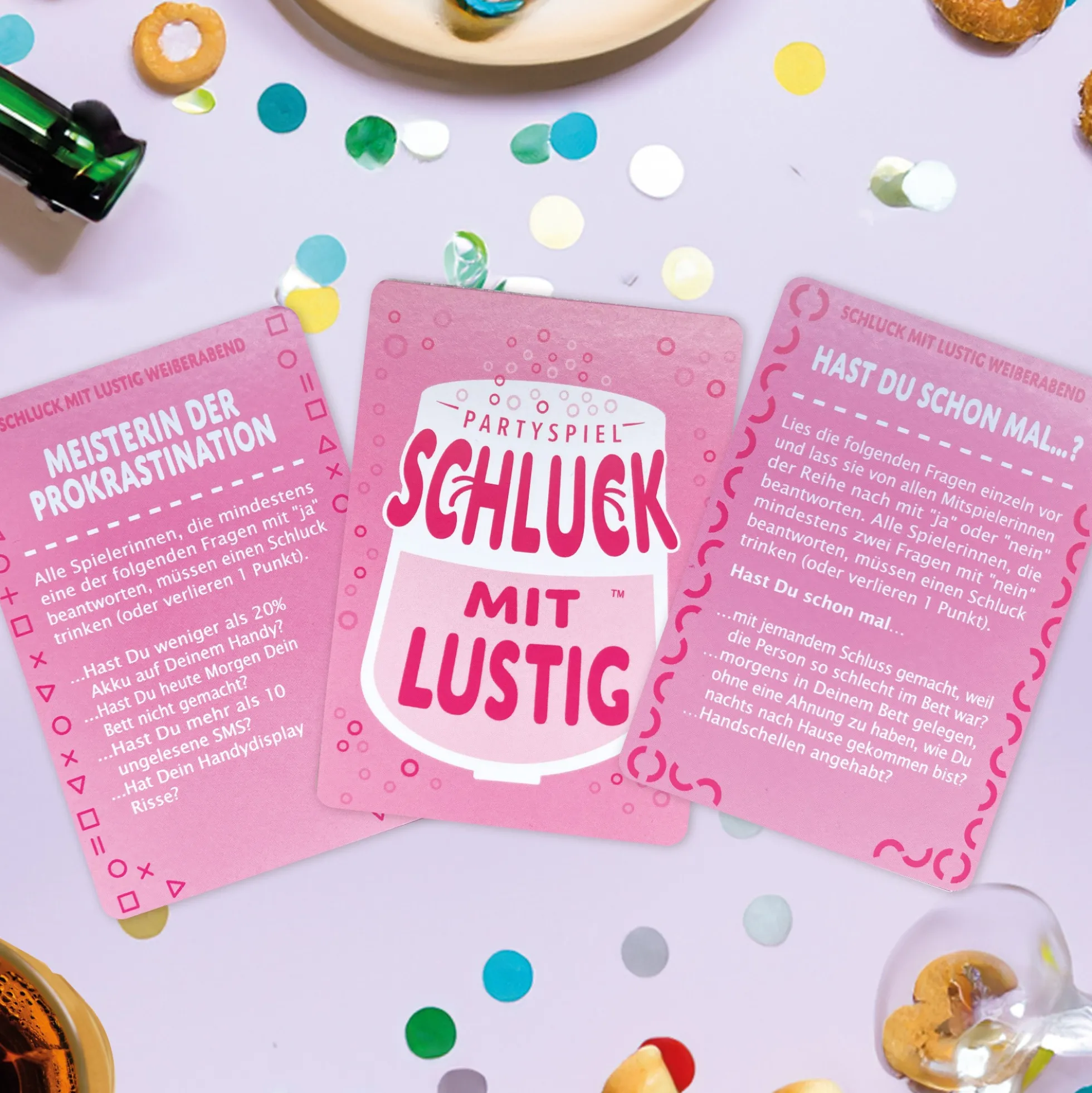 Schluck mit Lustig - Trinkspiel