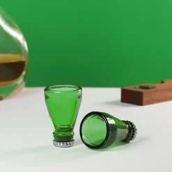 Schnapsgläser Bierflasche - 2er Set