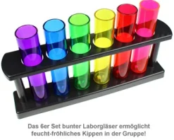 Schnapsgläser - Reagenzgläser 6er Set