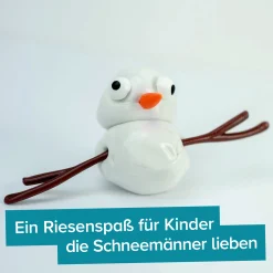 Schneemann Bausatz mit Schmilzknete