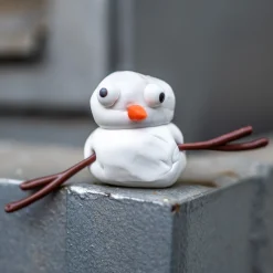 Schneemann Bausatz mit Schmilzknete