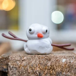 Schneemann Bausatz mit Schmilzknete