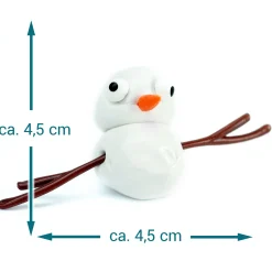 Schneemann Bausatz mit Schmilzknete