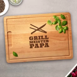 Schneidebrett für Papa - Grillmeister
