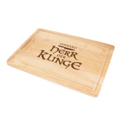 Schneidebrett mit Gravur - Herr der Klinge