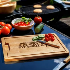 Schneidebrett mit Gravur - Licence to Grill