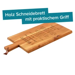 Schneidebrett mit Griff - Rezept Oma