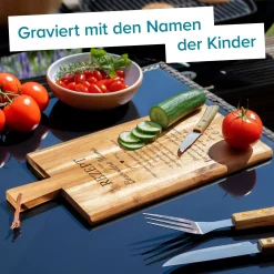 Schneidebrett mit Griff - Rezept Mama