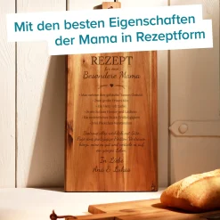 Schneidebrett mit Griff - Rezept Mama