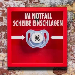 Schnuller im Notfall Kasten