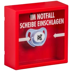 Schnuller im Notfall Kasten