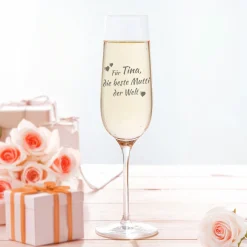 Sektglas mit Gravur - Beste Mama