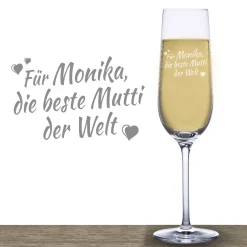 Sektglas mit Gravur - Beste Mama