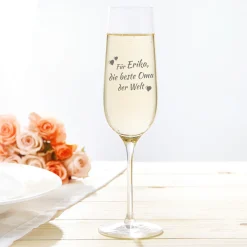 Sektglas mit Gravur - Beste Oma