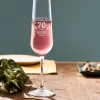 Sektglas zum 70. Geburtstag