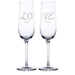 Sektgläser Love - 2er Set