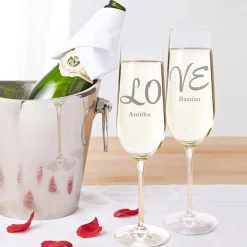 Sektgläser Love - 2er Set