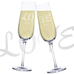 Sektgläser Love - 2er Set