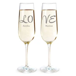 Sektgläser Love - 2er Set