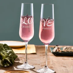 Sektgläser Love - 2er Set