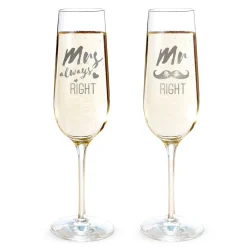 Sektgläser - Mr and Mrs Right