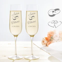 Sektgläser zur Hochzeit