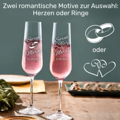 Sektgläser zur Hochzeit