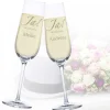 Sektgläser zur Hochzeit - Jawort Gravur