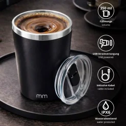 Selbst umrührender Becher To Go mit Deckel