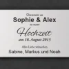 Silberne Schallplatte - Hochzeitsbild