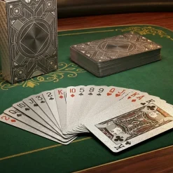 Silberne Spielkarten Deluxe in edler Verpackung
