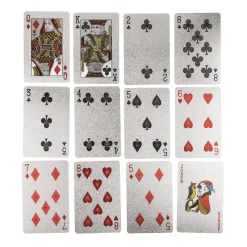 Silberne Spielkarten Deluxe in edler Verpackung