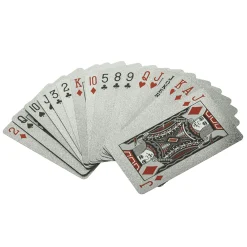 Silberne Spielkarten Deluxe in edler Verpackung