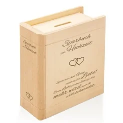 Sparbuch zur Hochzeit - Liebesgedicht