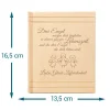 Sparbuch zur Taufe - Engel Gravur
