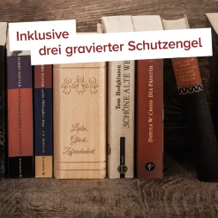 Sparbuch zur Taufe - Engel Gravur