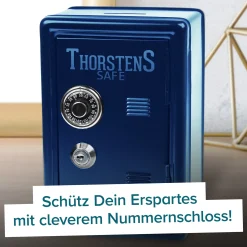 Spardose Tresor - blau