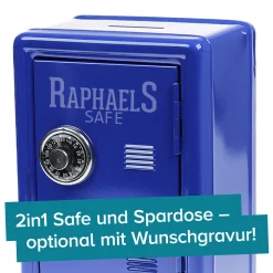 Spardose Tresor - blau