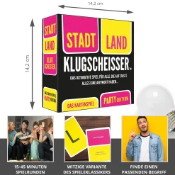 Stadt Land Klugscheisser - Kartenspiel