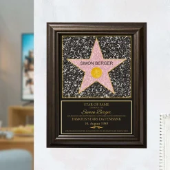 Star of Fame - personalisiertes Bild Klein