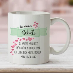 Tasse - An meinen Schatz