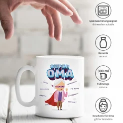 Tasse - Superhelden Oma