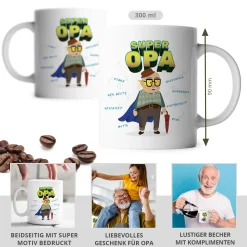 Tasse - Superhelden Opa