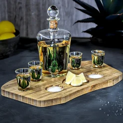 Tequila Geschenkset - Karaffe mit 4 Shotgläsern