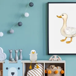 Tierische Lampe mit 7 LED Leuchtfarben - Ente