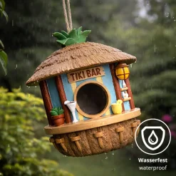 Tikibar Vogelhaus - Nistkasten & Futterhaus für Vögel