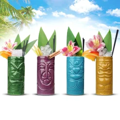 Tiki Becher - 4er Set