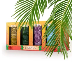 Tiki Becher - 4er Set
